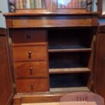 Antieke mahoniehouten Engelse boekenkast 3