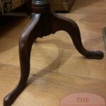 antieke mahoniehouten Engelse tilt top tafel klein 3