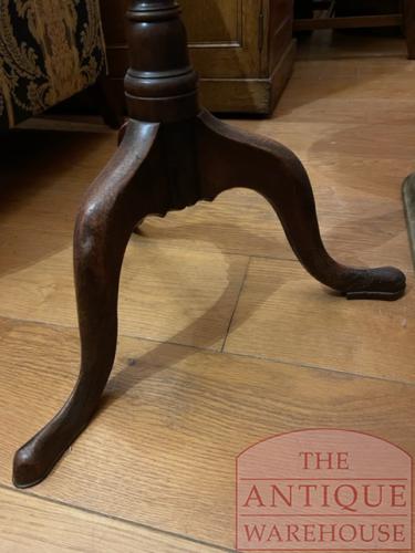 antieke mahoniehouten Engelse tilt top tafel klein 3