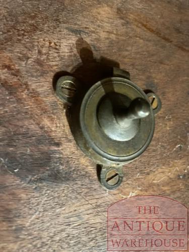 antieke mahoniehouten Engelse tilt top tafel klein 4