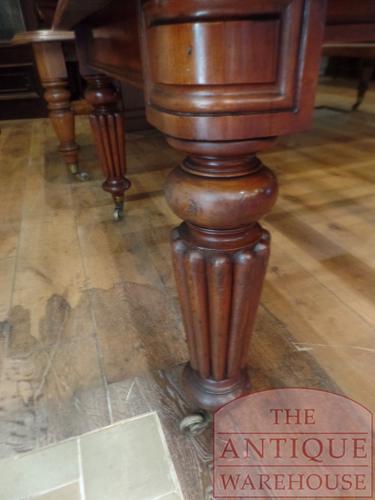 Antieke mahoniehouten Engelse uitschuif tafel 2