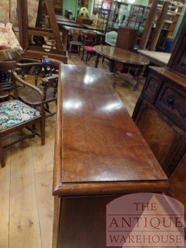 Antieke mahoniehouten open boekenkast 2