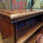 Antieke mahoniehouten open boekenkast 4