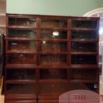 Antieke mahoniehouten originele Globe Wernicke boekenkast 1