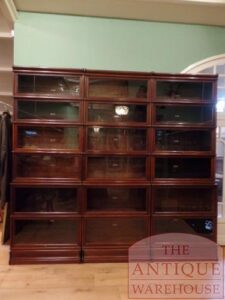 Verkocht Sold antieke mahoniehouten originele Globe Wernicke boekenkast