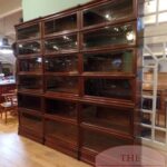 Antieke mahoniehouten originele Globe Wernicke boekenkast 2