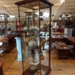 antieke mahoniehouten vitrinekast 2