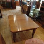 Antieke mahoniehouten wind out coulissentafel 1