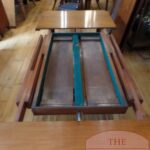 Antieke mahoniehouten wind out coulissentafel 4