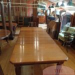 Antieke mahoniehouten wind out coulissentafel 5