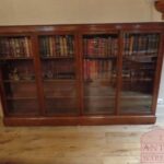 Antieke mahoniehouten boekenkast circa 1890 1