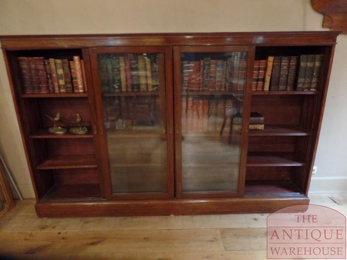 Antieke mahoniehouten boekenkast circa 1890 2