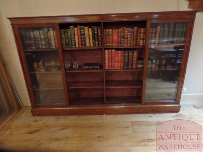 Antieke mahoniehouten boekenkast circa 1890 3