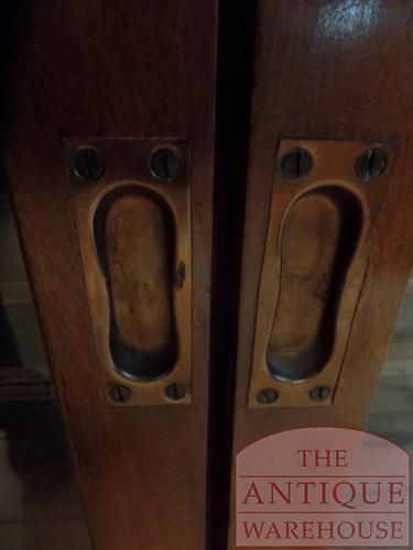 Antieke mahoniehouten boekenkast circa 1890 4