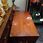 Antieke military ladenkast met schrijfgedeelte 3