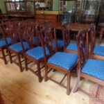 antieke set mahoniehouten stoelen tien stuks circa 1900 – 1920 4