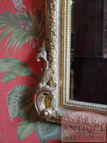 Antieke vergulde Louis Philippe spiegel 3