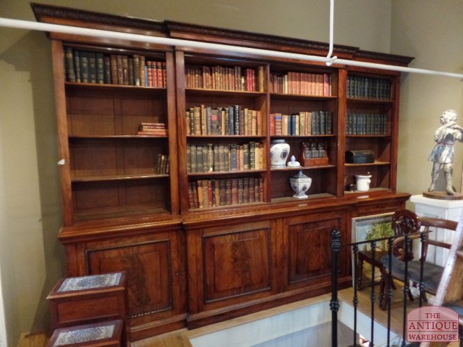 Antieke Georgian bibliotheek-boekenkast uit Liverpool 2