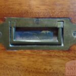 Antieke mahonie military ladekast 2