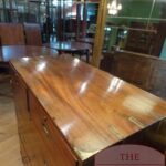 Antieke mahonie military ladekast 3