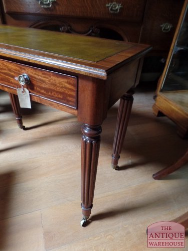 Mahonie antiek Engels schrijftafeltje 2