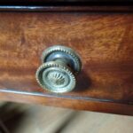 Mahonie antiek Engels schrijftafeltje 3