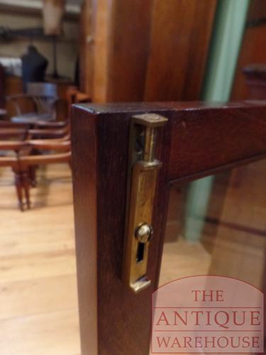 Mahoniehouten lage boekenkast 3