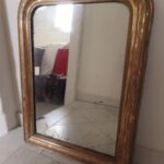 Vergulde antieke Franse spiegel 1