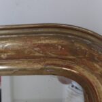 Vergulde antieke Franse spiegel 2