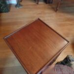 Zeldzame antieke mahoniehouten boekenmolen met laden 3