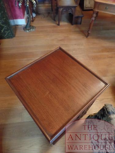 Zeldzame antieke mahoniehouten boekenmolen met laden 3