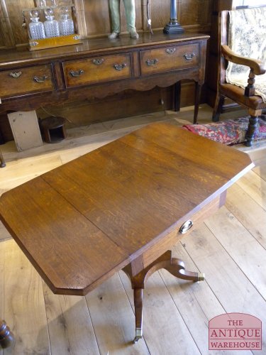 Antiek eiken side table 2