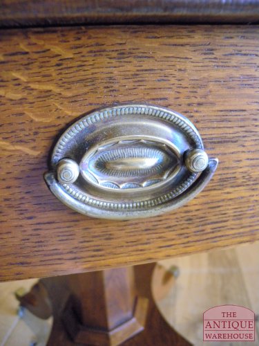 Antiek eiken side table 5