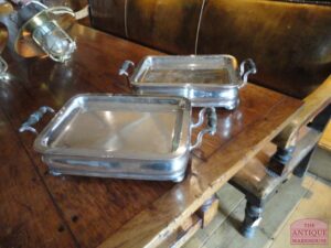 verzilverde warmhouders, Sheffield plate