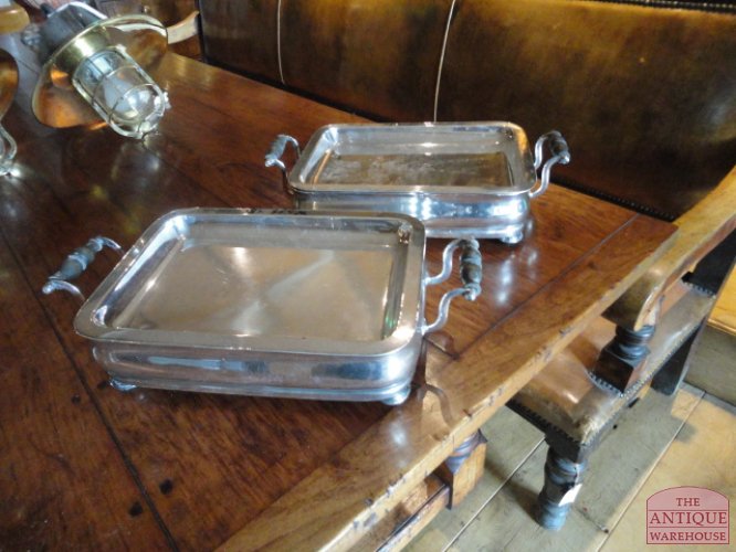 verzilverde warmhouders, Sheffield plate