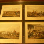 Vier paarden prenten 3